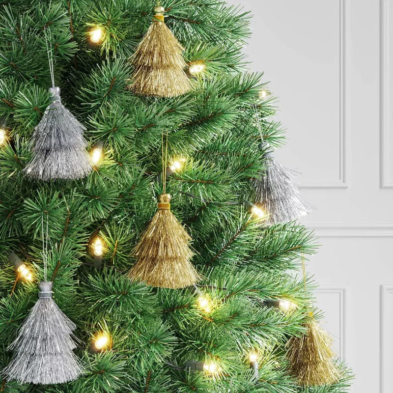 Christmas Mini Tassel Decorations, Set Of 3
