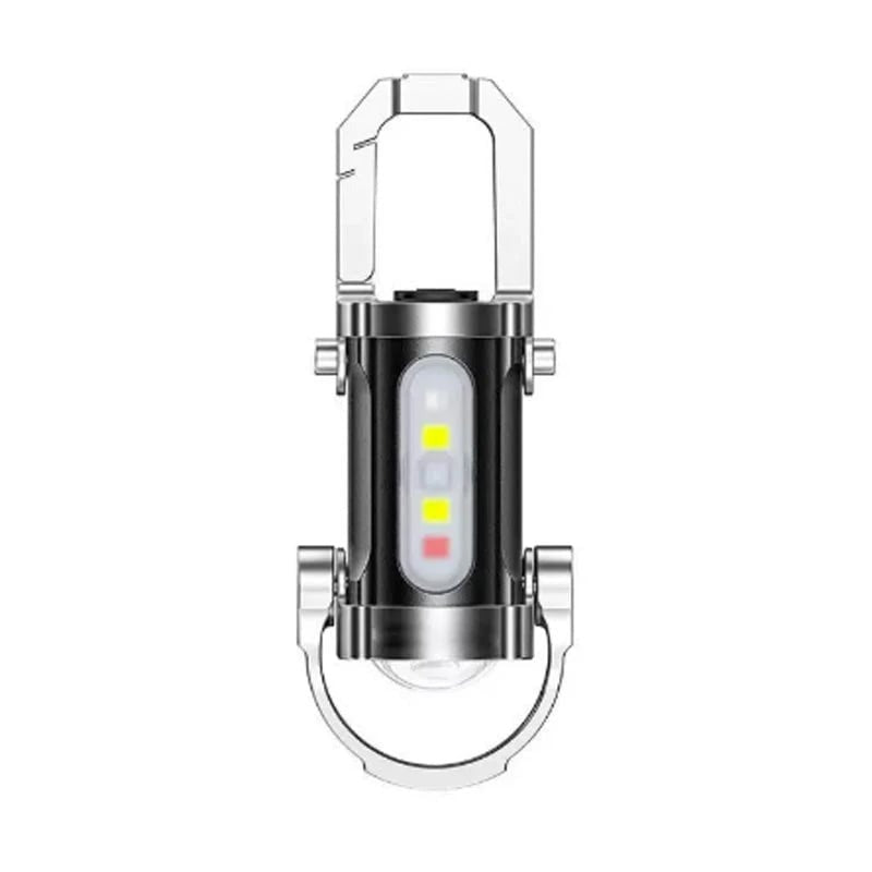 Portable Rechargeable Bright Keychain Flashlight