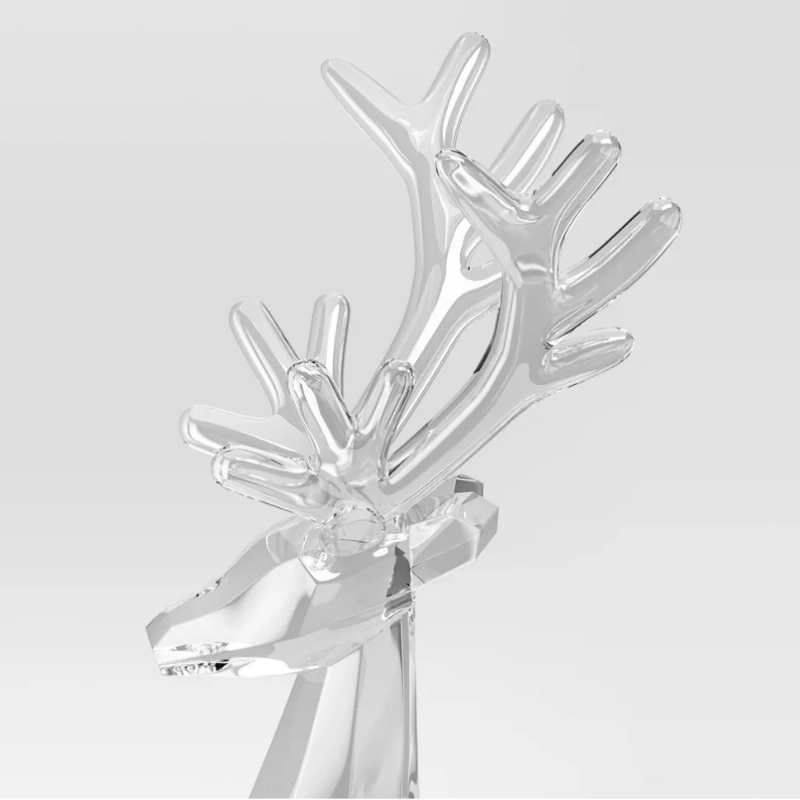 Acrylic Deer Christmas Animal Figurine