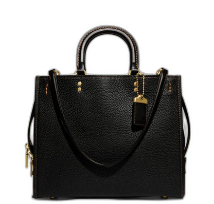 Women's Rogue Bag In Regenerative Leather Brass/Black