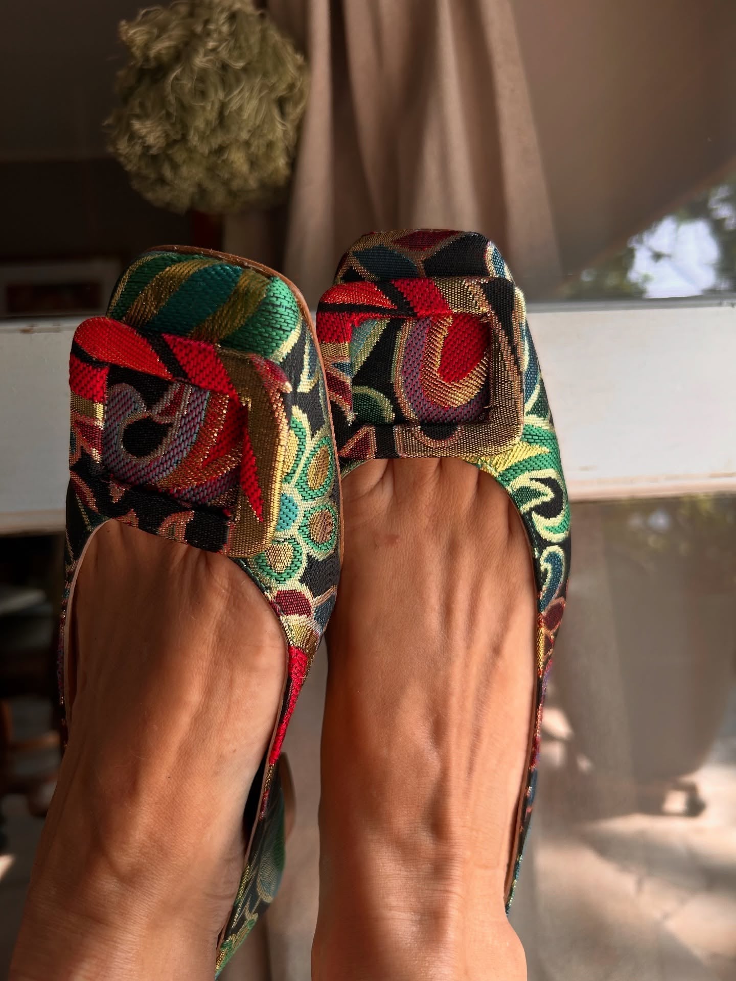 ⏰Last Day Promotion $10 OFF)Brocade Patterned Ballet Shoes
