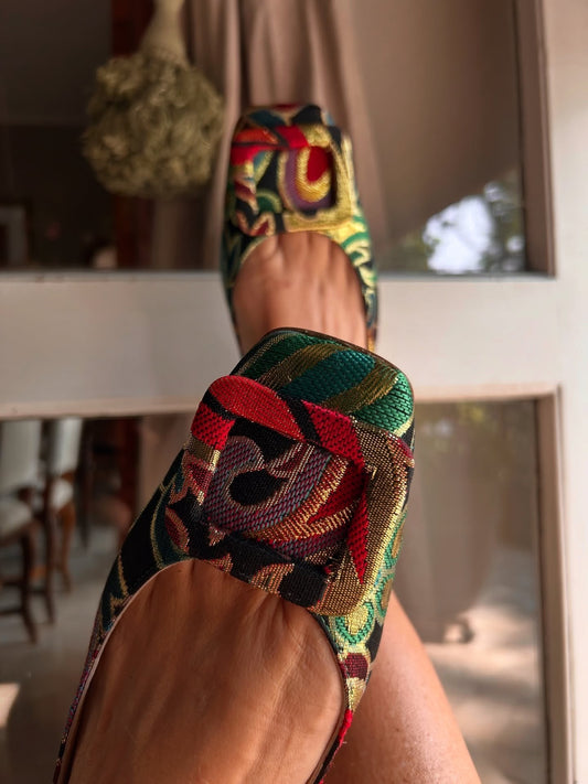 ⏰Last Day Promotion $10 OFF)Brocade Patterned Ballet Shoes