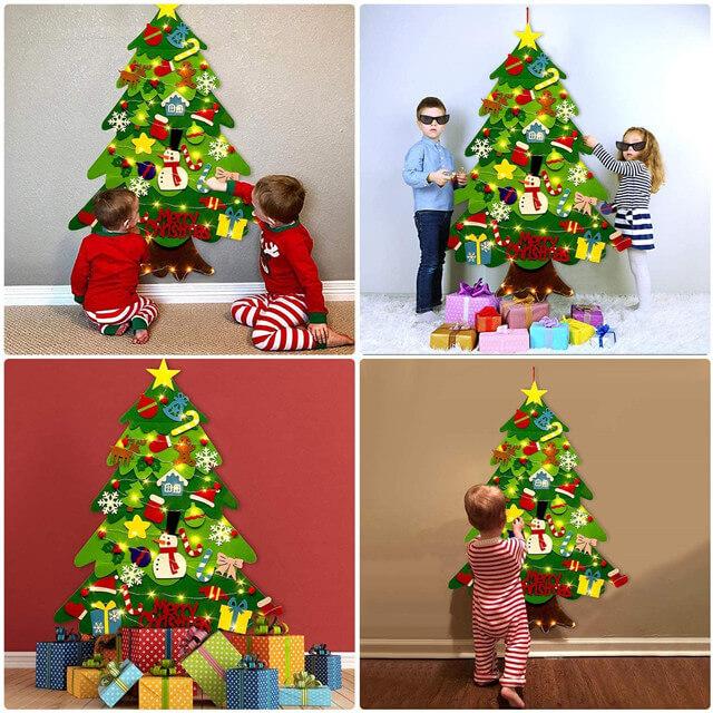 🔥Christmas Sales 49% OFF🔥DIY Felt Christmas Tree Set🎄