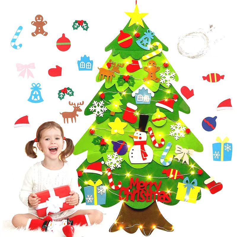 🔥Christmas Sales 49% OFF🔥DIY Felt Christmas Tree Set🎄