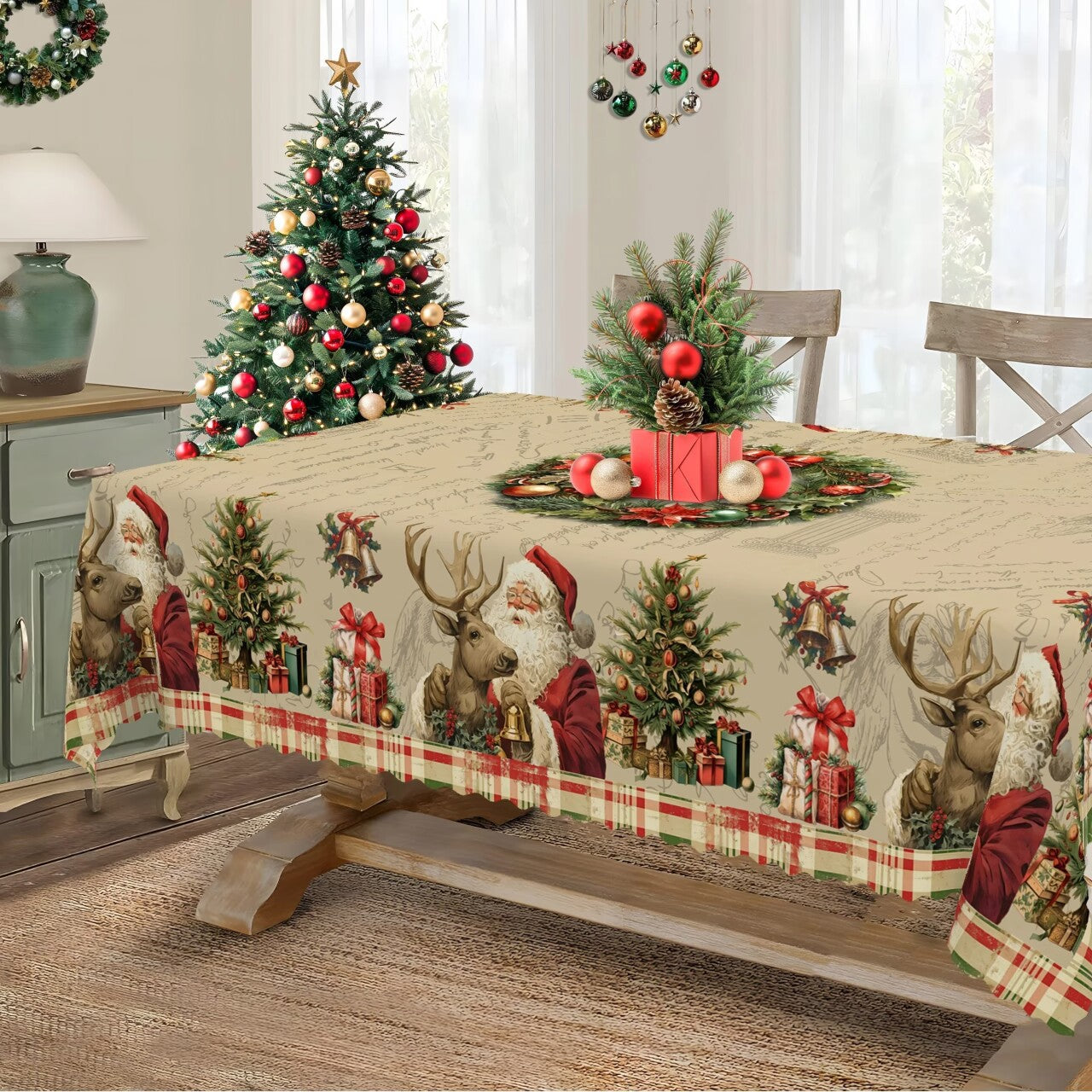 ✨Hot Sale 49% OFF🎅Christmas Festive Tablecloth