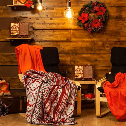 ✝️✨Wooden Nativity Scene Book Display With Light