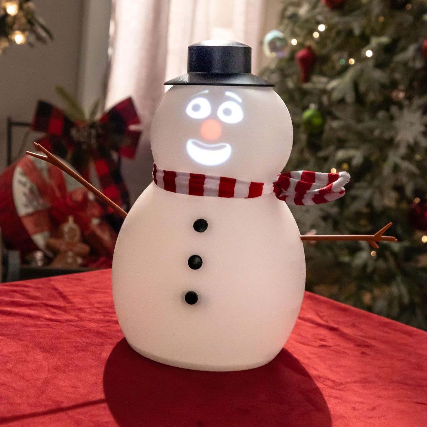 ⛄Talking Animated Blink Snowman With Built In Projector & Speaker Plug'n Play🎄