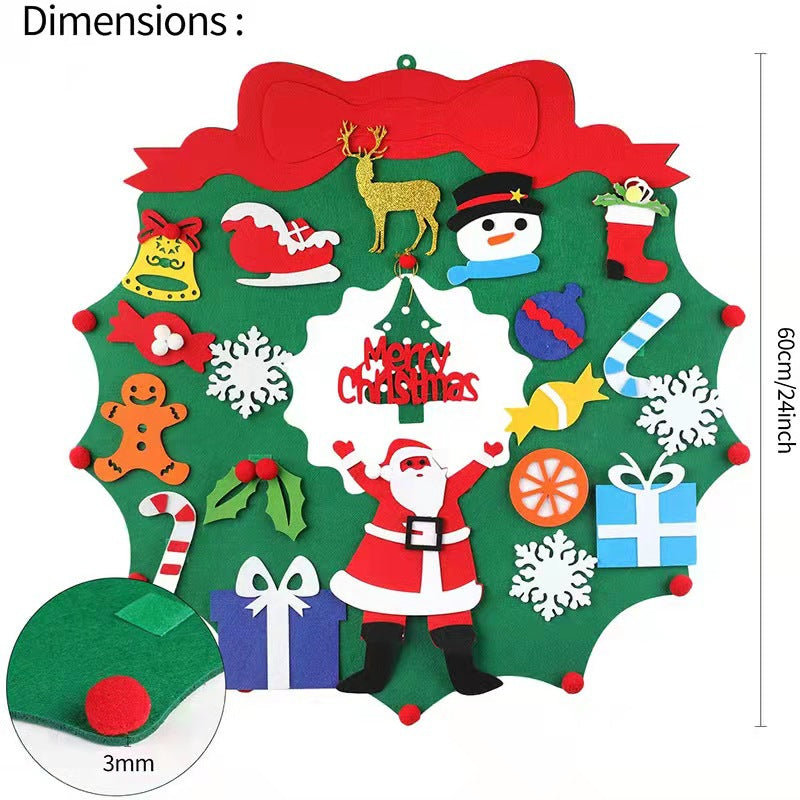 🎄3D Children's DIY Felt Christmas Tree