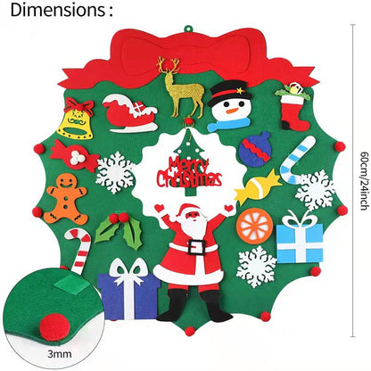 🎄3D Children's DIY Felt Christmas Tree