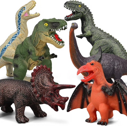 6 Piece Jumbo Dinosaur Toys,Large Soft Dinosaur Toys For Lovers