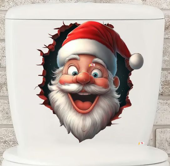 Creative Christmas Santa Wall Stickers