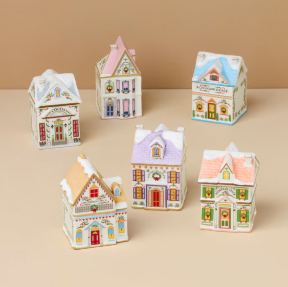 ✨ Holiday Village Spice House Set — A Mini Christmas Wonderland For Your Kitchen!