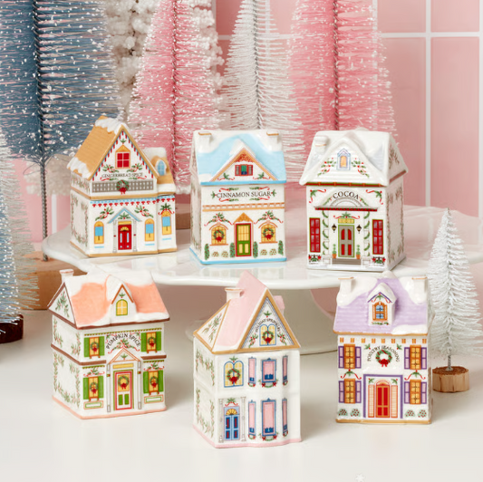 ✨ Holiday Village Spice House Set — A Mini Christmas Wonderland For Your Kitchen!