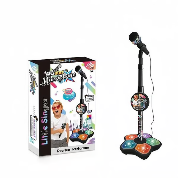 Kids Karaoke Machine With Light  | Sing-Along Microphone Toy For Girls