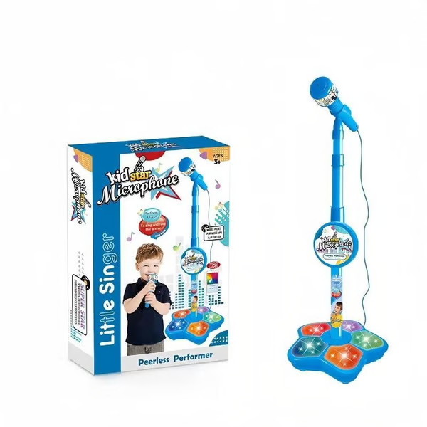 Kids Karaoke Machine With Light  | Sing-Along Microphone Toy For Girls
