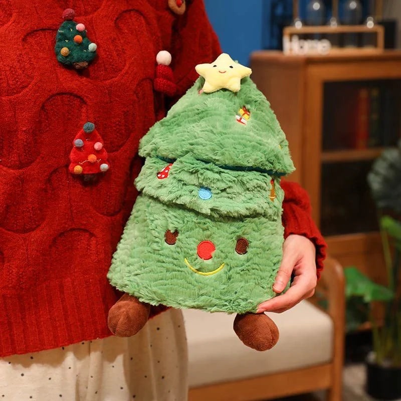 Christmas Tree Pup Plushie Set