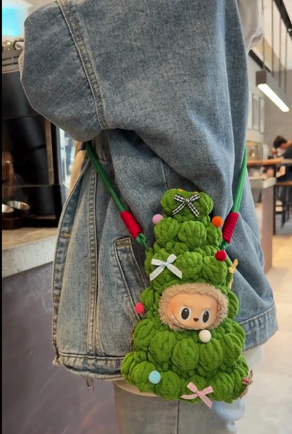 Labubu Christmas Tree Outfit – With Carry Strap
