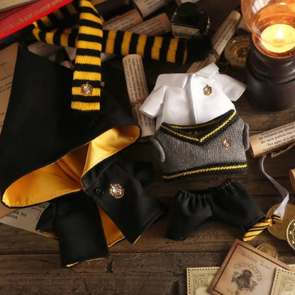 Labubu doll costume wizard school uniform set Harry Potter-inspired Hogwarts costume