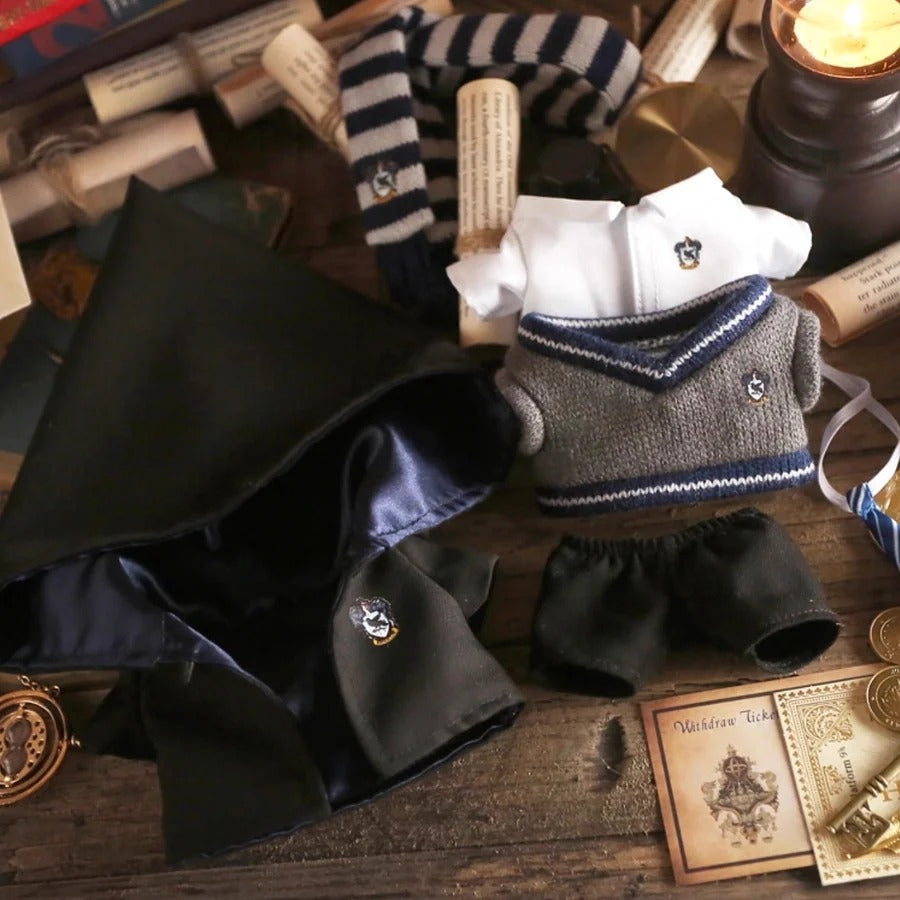 Labubu doll costume wizard school uniform set Harry Potter-inspired Hogwarts costume