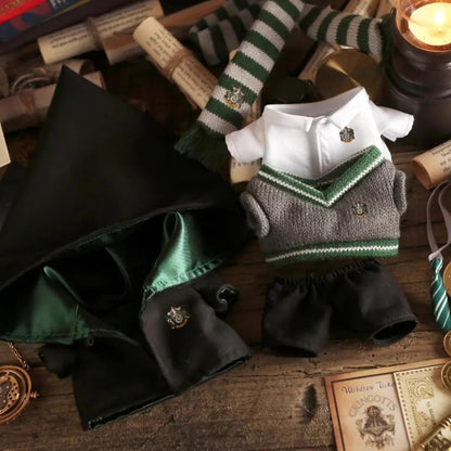 Labubu doll costume wizard school uniform set Harry Potter-inspired Hogwarts costume