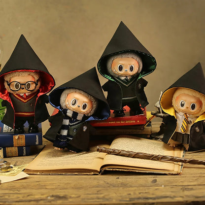 Labubu doll costume wizard school uniform set Harry Potter-inspired Hogwarts costume