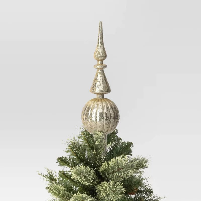 Christmas Lit Plastic Finial Tree Topper