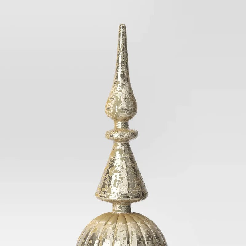 Christmas Lit Plastic Finial Tree Topper