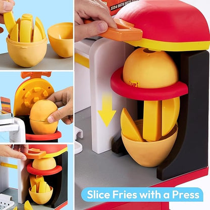 Restaurant Play Food Set Toy