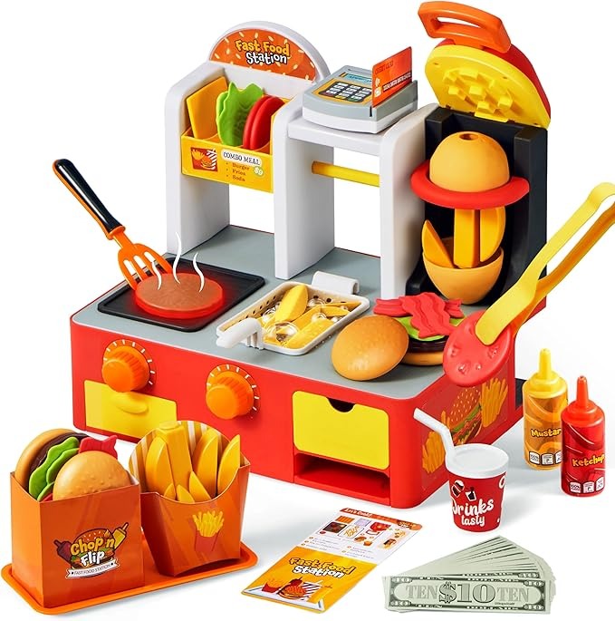 Restaurant Play Food Set Toy