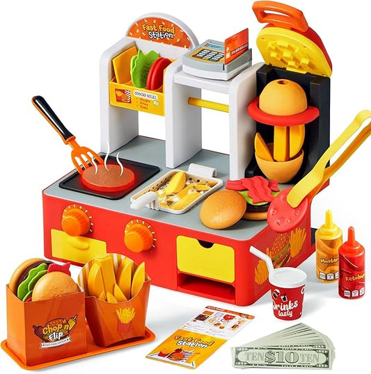 Restaurant Play Food Set Toy