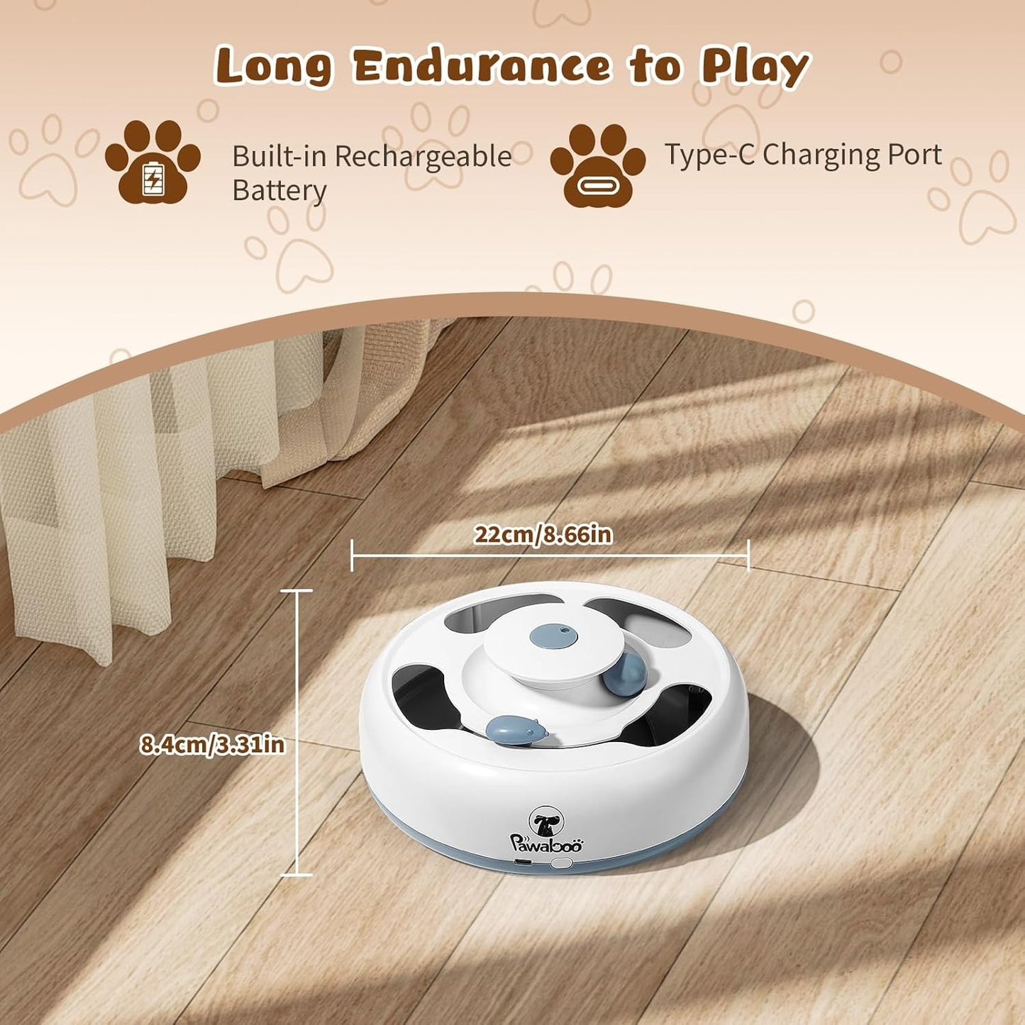 Automatic Interactive Cat Toy
