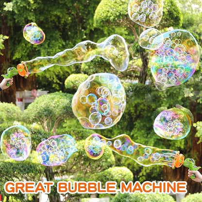Dinosaur Bubble Blower Bubble Machine Gun for Kids