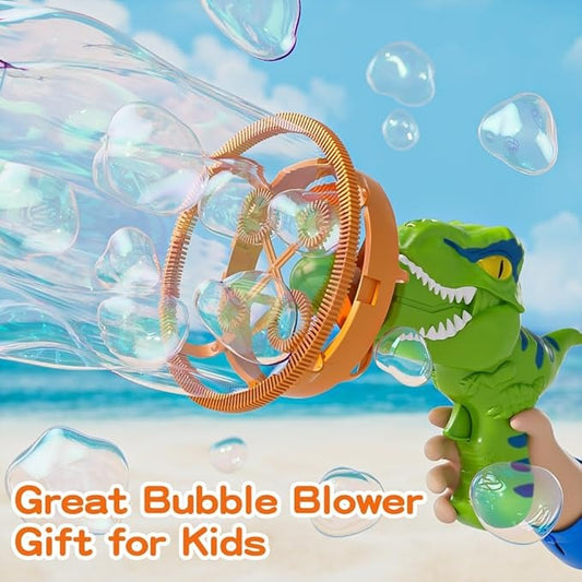 Dinosaur Bubble Blower Bubble Machine Gun for Kids