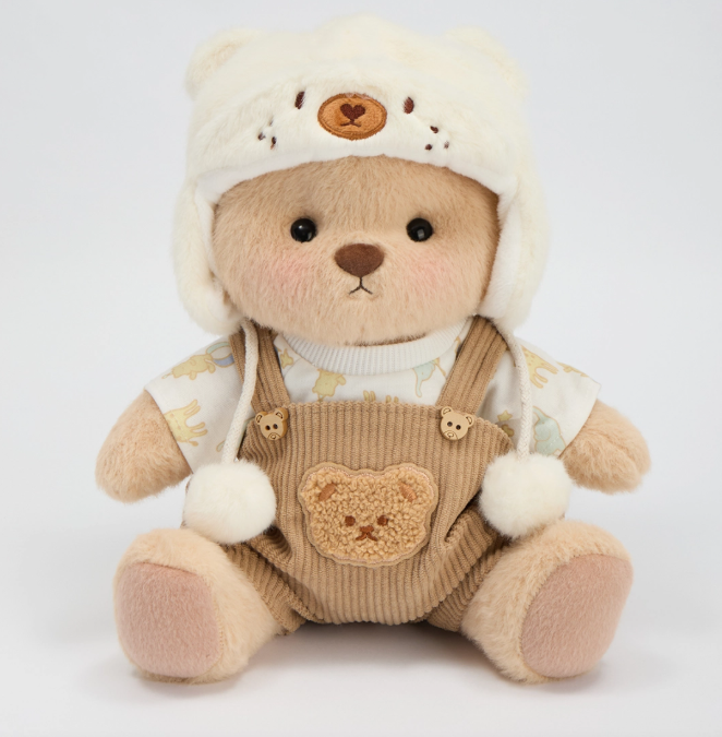 Getahug White Mink Hat Brown