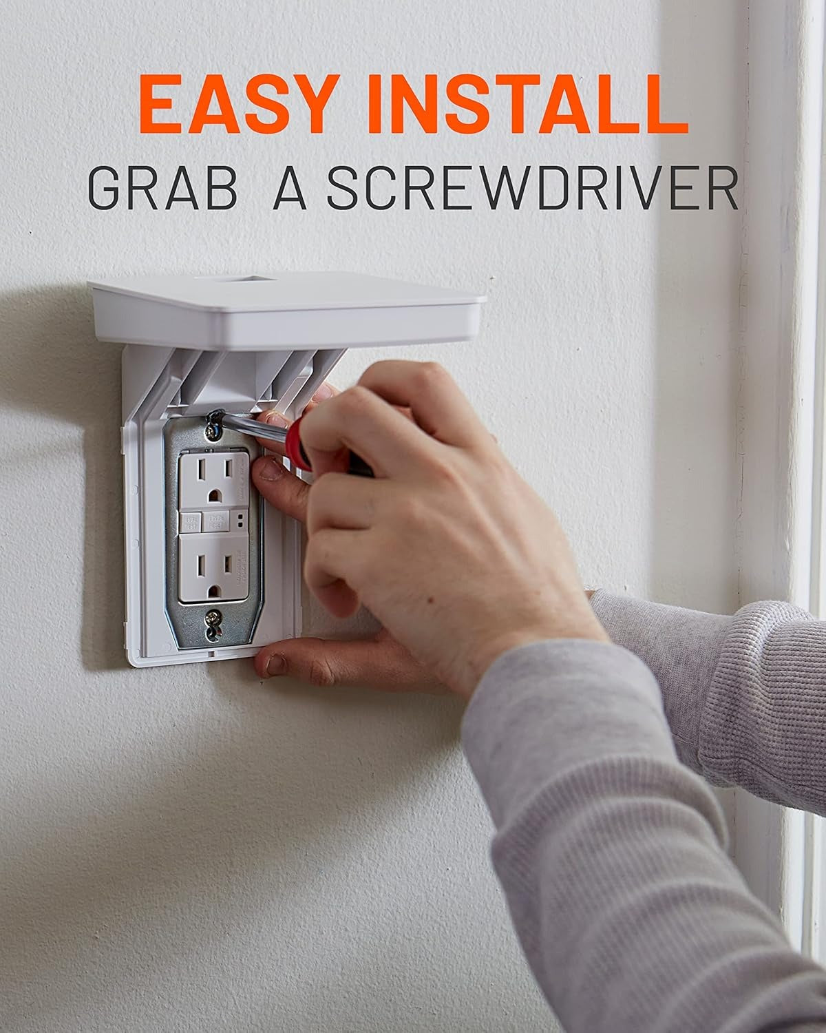 Outlet Shelf for Decora/GFCI Outlets