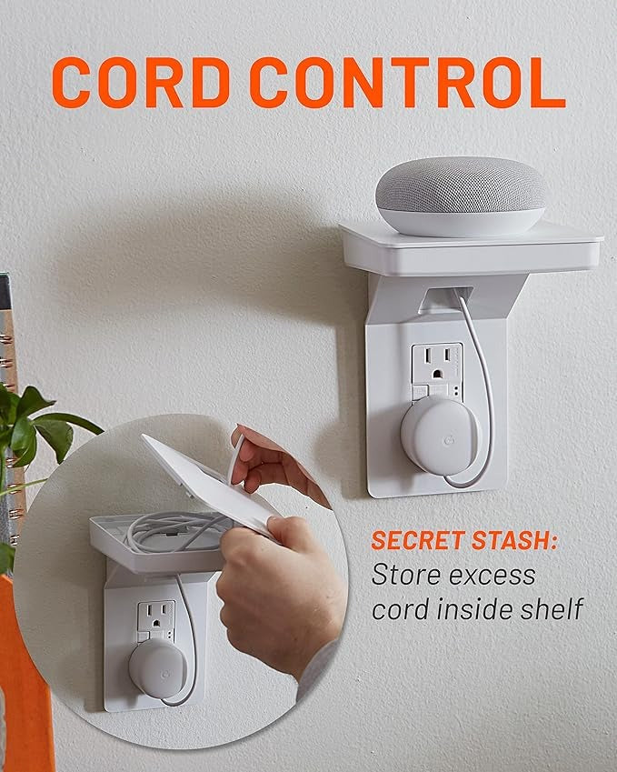 Outlet Shelf for Decora/GFCI Outlets