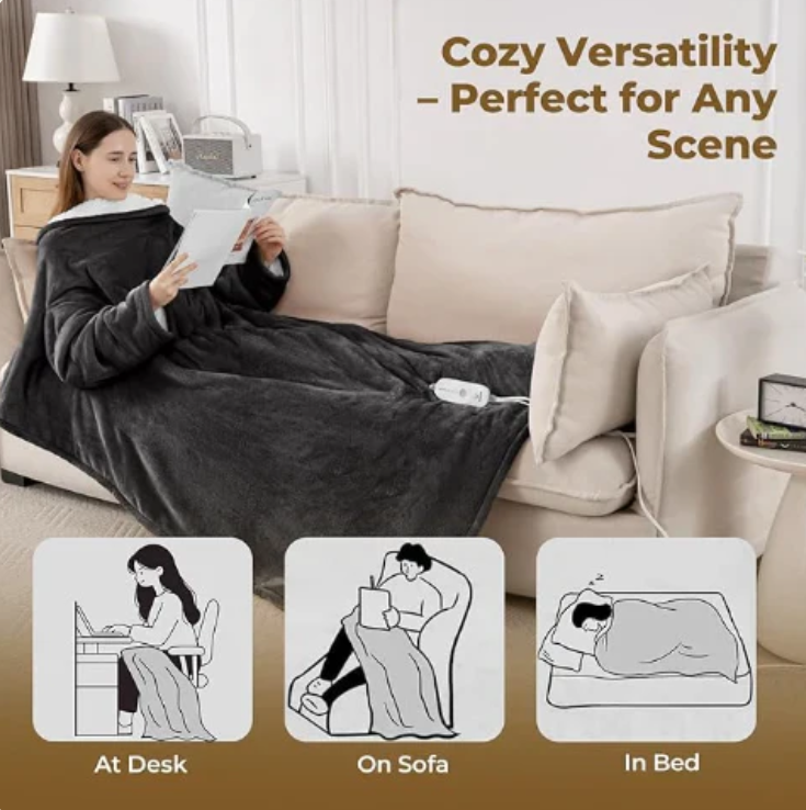 Heated Wearable Blanket