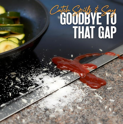 Essentials Stove Gap Covers Stainless Steel (2 Pack),
