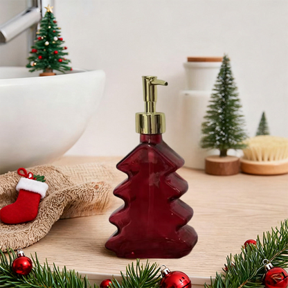 Christmas Tree-Shaped Liquid Soap Dispenser