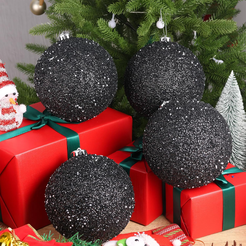 Set Of 4 Large Christmas Tree Decorations