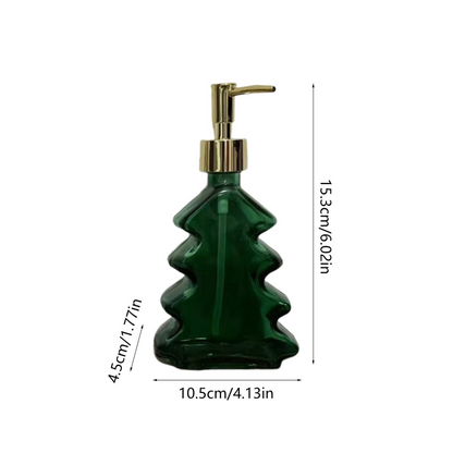 Christmas Tree-Shaped Liquid Soap Dispenser