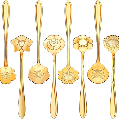 8-Piece Stainless Steel Spoon Set
