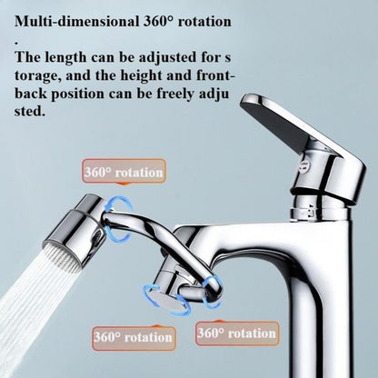 Upgrade Your Washing Routine✨ TTZZ 1440° Rotatable Faucet Aerator Extension - For Effortless, All-Angle Control!