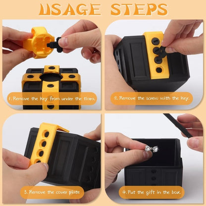 The Prank Box – Hilarious Screw Challenge with Middle Finger Surprise ?? Perfect Gag Gift for All Occasions!