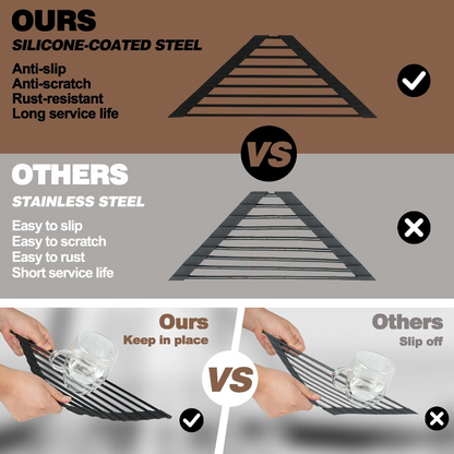 Triangular Roll-up Drainer