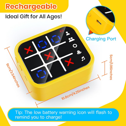 Rechargeable Tic-Tac-Toe Game Set