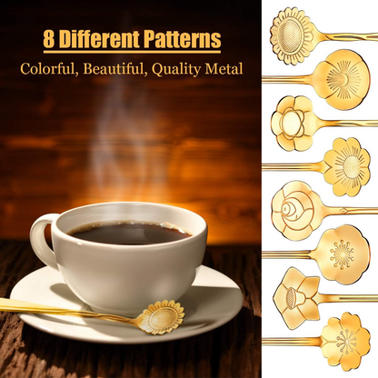 8-Piece Stainless Steel Spoon Set