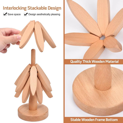 Tree Shape Trivet Set