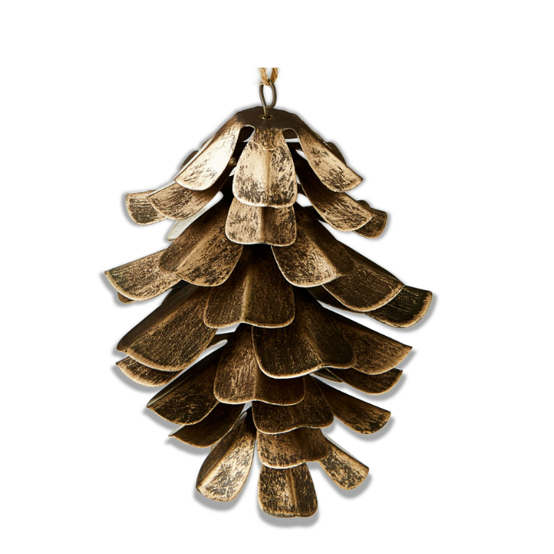 Brown Pinecone Christmas Ornaments