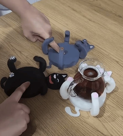 Cute Cat Coasters, Fun and Practical, Perfect Gift！
